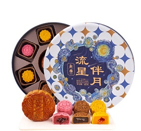 新雅 流心伴月礼盒