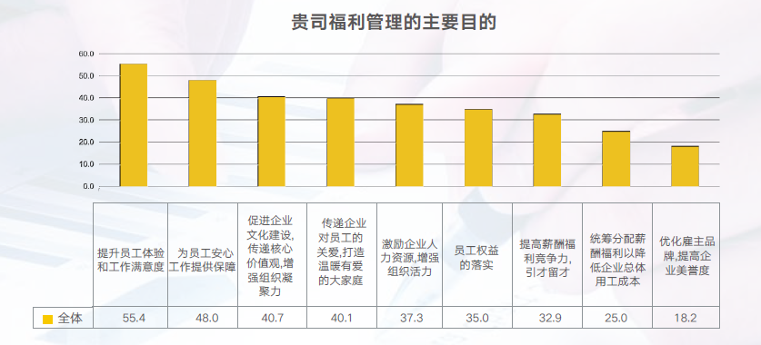 企业福利目标